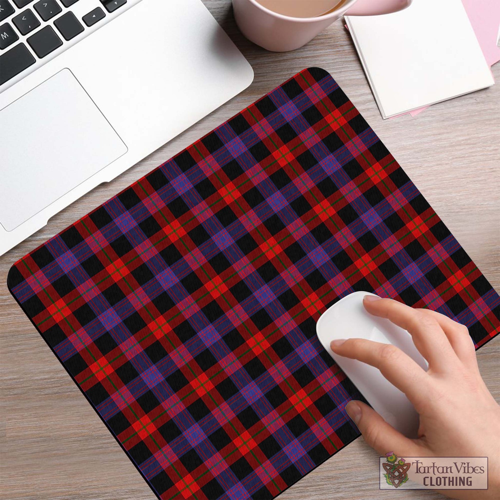 Tartan Vibes Clothing Brown Tartan Mouse Pad