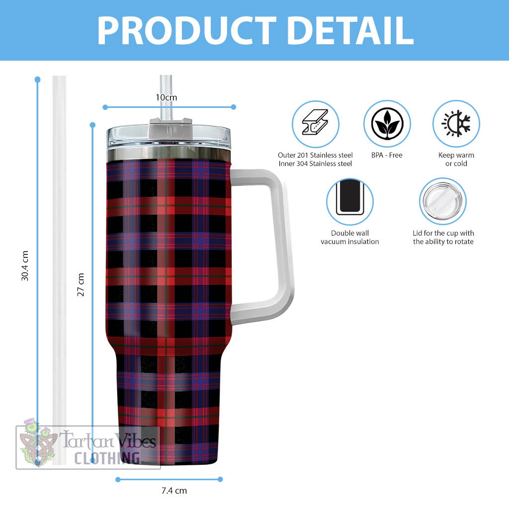 Tartan Vibes Clothing Brown Tartan Tumbler with Handle
