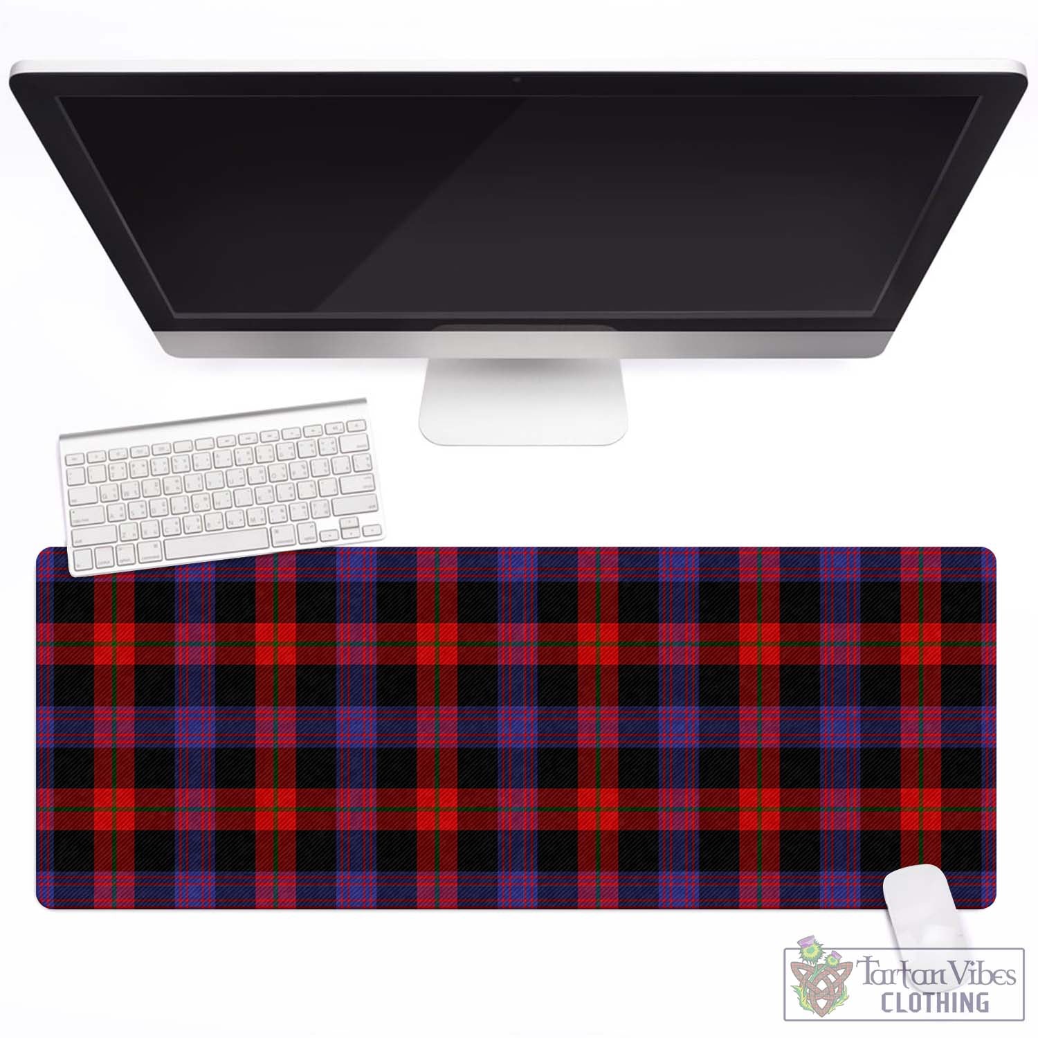 Tartan Vibes Clothing Brown Tartan Mouse Pad