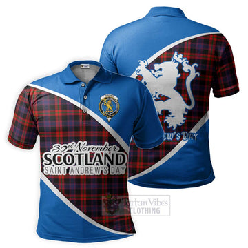Tartan Vibes Clothing Brown (Broun) Family Crest Tartan Polo Shirt Celebrate Saint Andrew's Day in Style