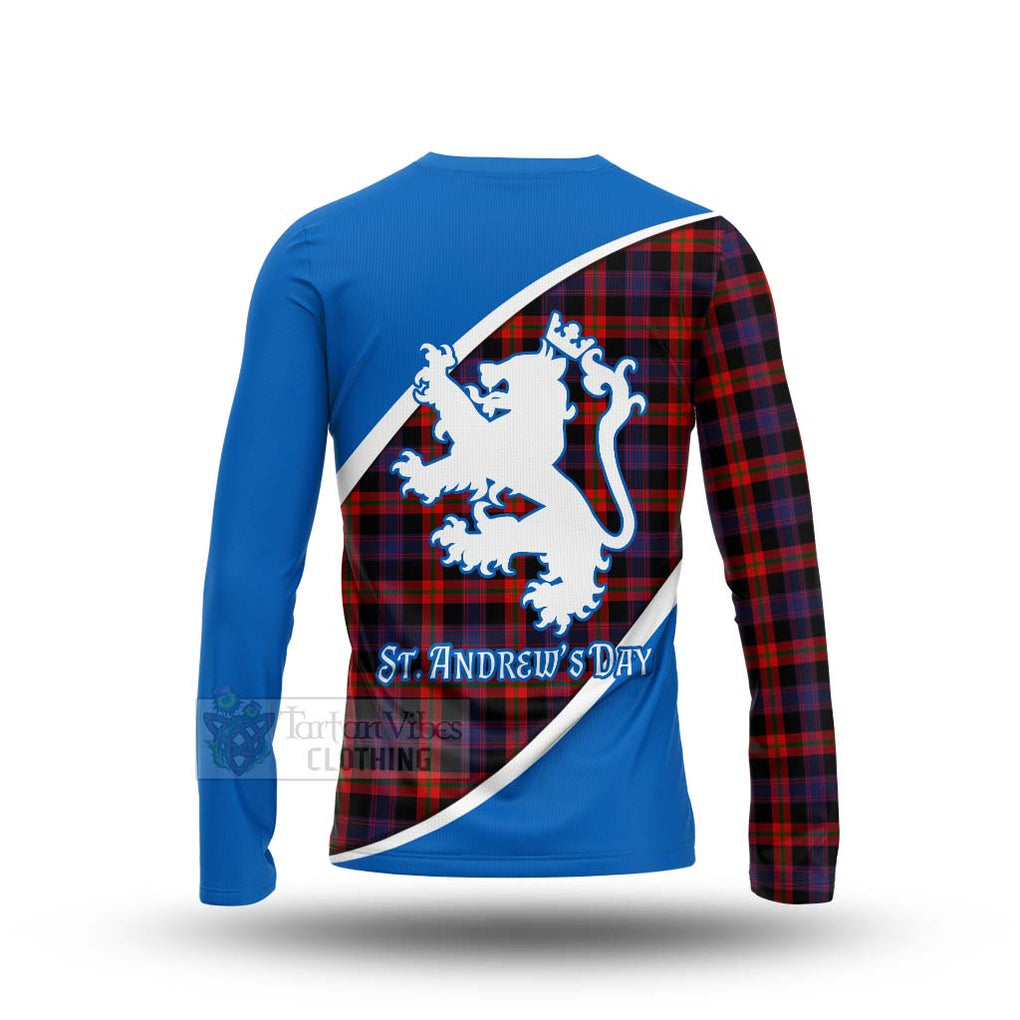 Tartan Vibes Clothing Brown (Broun) Family Crest Tartan Long Sleeve T-Shirt Celebrate Saint Andrew's Day in Style
