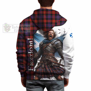 Tartan Vibes Clothing Brown (Broun) Crest Tartan Hoodie Inspired by the Freedom of Scottish Warrior