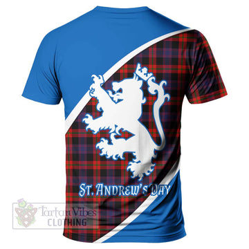 Tartan Vibes Clothing Brown (Broun) Family Crest Tartan T-Shirt Celebrate Saint Andrew's Day in Style