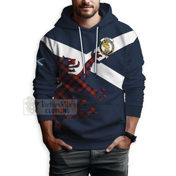 Tartan Vibes Clothing Brown (Broun) Tartan Lion Rampant Hoodie – Proudly Display Your Heritage with Alba Gu Brath and Clan Name