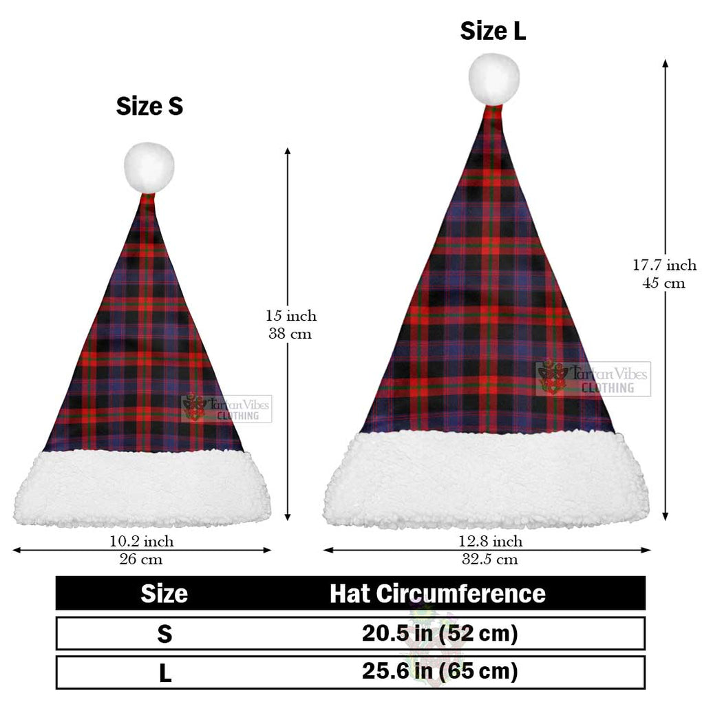 Tartan Vibes Clothing Brown (Broun) Tartan Christmas Santa Hats