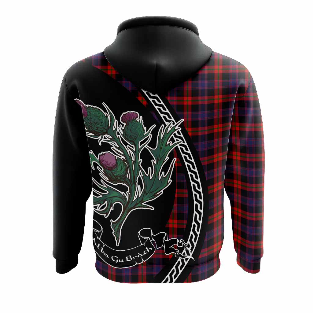 Brown (Broun) Family Crest Tartan Hoodie Alba Thistle Inspired - Tartan Vibes Clothing
