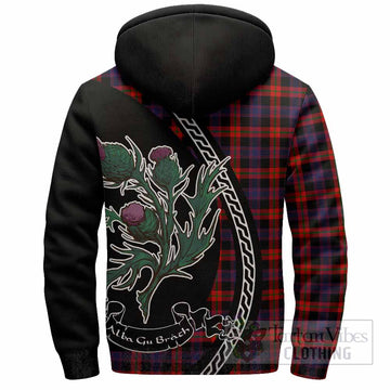 Brown (Broun) Family Crest Tartan Sherpa Hoodie Alba Thistle Inspired - Tartan Vibes Clothing