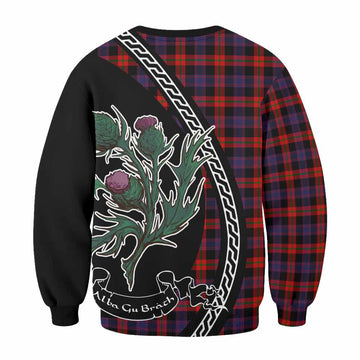 Brown (Broun) Family Crest Tartan Sweatshirt Alba Thistle Inspired - Tartan Vibes Clothing