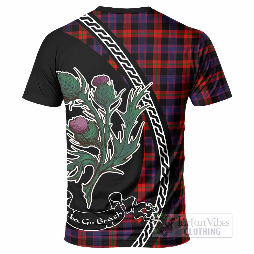 Brown (Broun) Family Crest Tartan T-Shirt Alba Thistle Inspired - Tartan Vibes Clothing