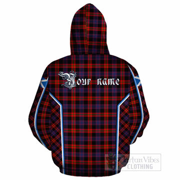 Brown (Broun) Tartan Crest Cotton Hoodie Scotland Coat of Arm Flag Style - Tartan Vibes Clothing