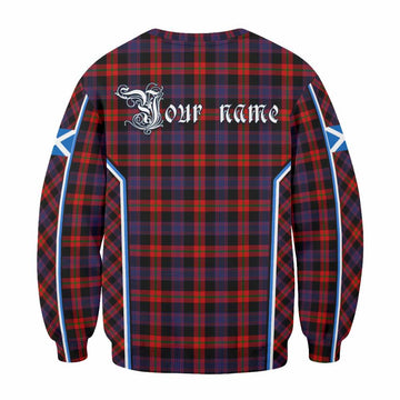 Brown (Broun) Tartan Crest Sweatshirt Scotland Coat of Arm Flag Style - Tartan Vibes Clothing