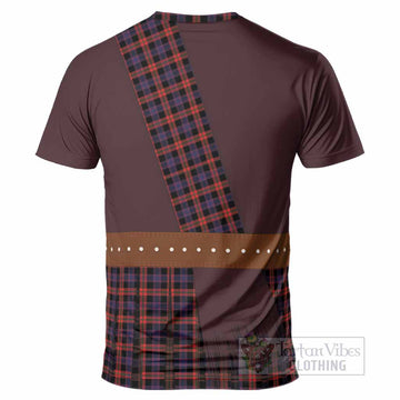 Brown (Broun) Tartan Crest T-Shirt Kilt Costume Style