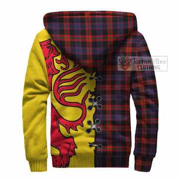 Brown (Broun) Tartan Family Crest Sherpa Hoodie Lion Rampant Honor - Tartan Vibes Clothing