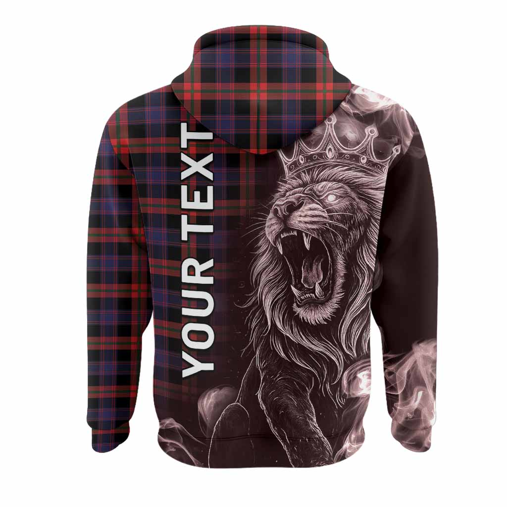Brown (Broun) Tartan Hoodie Roaring Lion Heritage