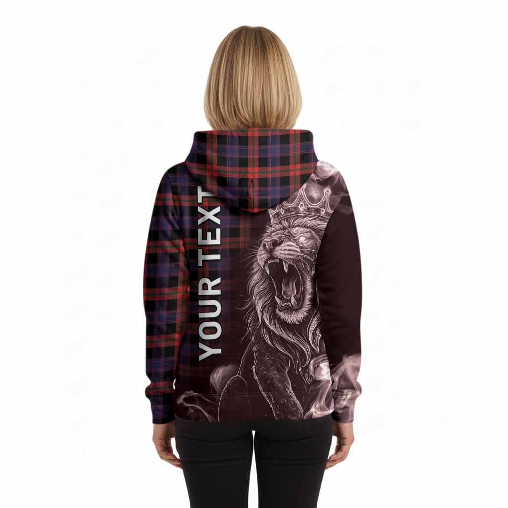 Brown (Broun) Tartan Hoodie Roaring Lion Heritage