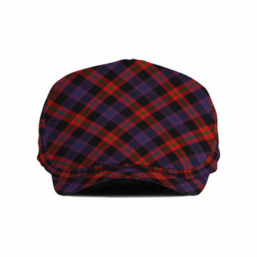 Brown (Broun) Tartan Flat Cap, Jeff Cap Cross Style