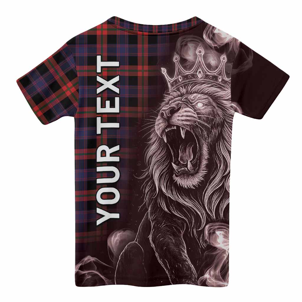Brown (Broun) Tartan Kid T-shirt Roaring Lion Heritage