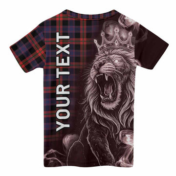 Brown (Broun) Tartan Kid T-shirt Roaring Lion Heritage