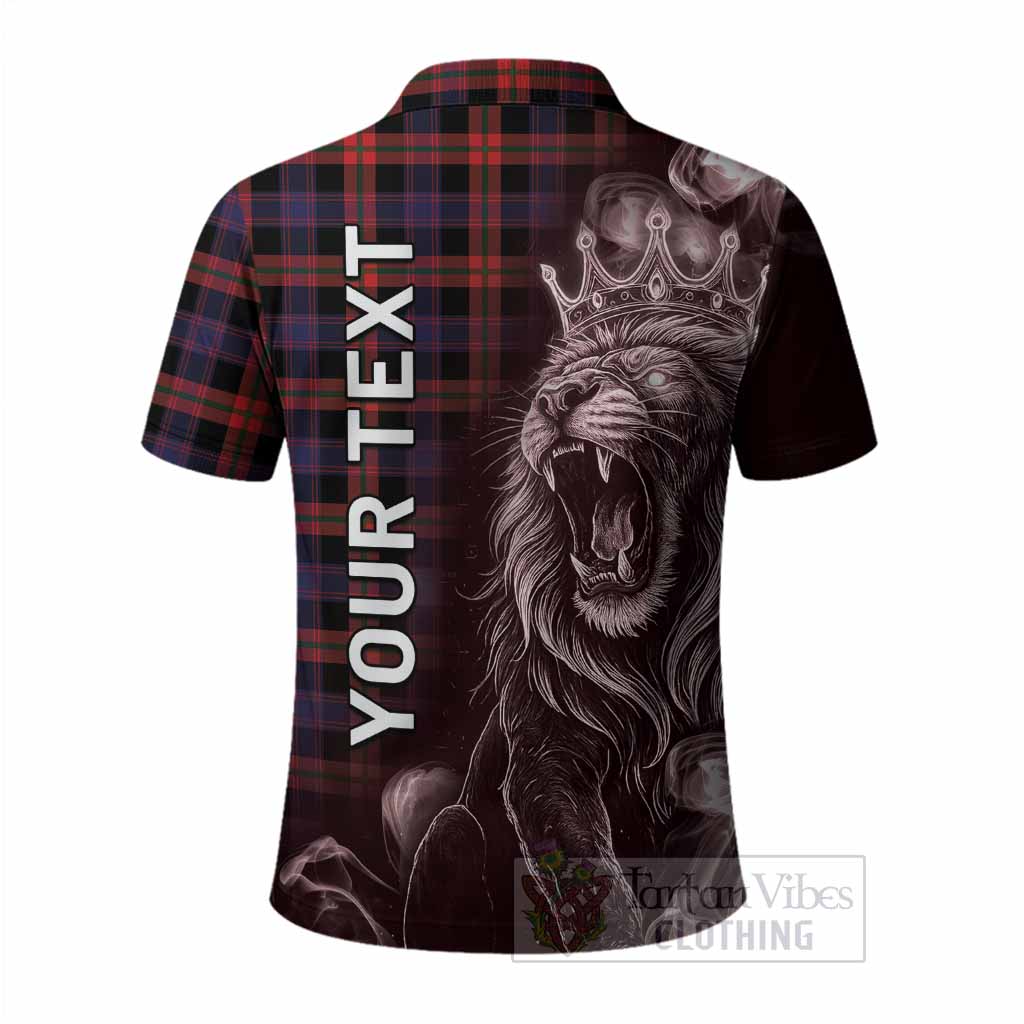 Brown (Broun) Tartan Polo Shirt Roaring Lion Heritage
