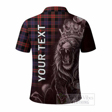 Brown (Broun) Tartan Polo Shirt Roaring Lion Heritage