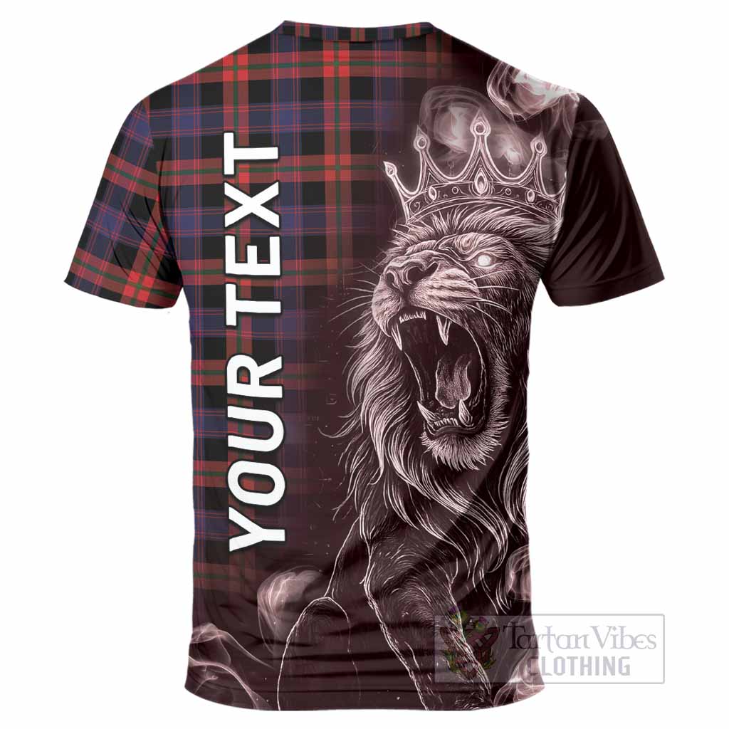 Brown (Broun) Tartan T-Shirt Roaring Lion Heritage