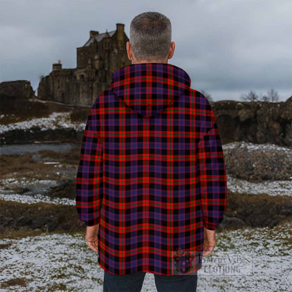Brown (Broun) Tartan Wearable Blanket with Family Crest - Tartan Vibes Clothing
