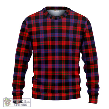 Brown (Broun) Tartan Knitted Sweatshirt - Tartan Vibes Clothing
