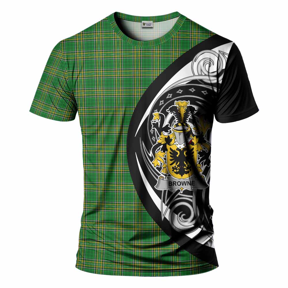 Browne Irish Clan T-Shirt Celtic Circle Style Kid's Shirt - Tartan Vibes Clothing