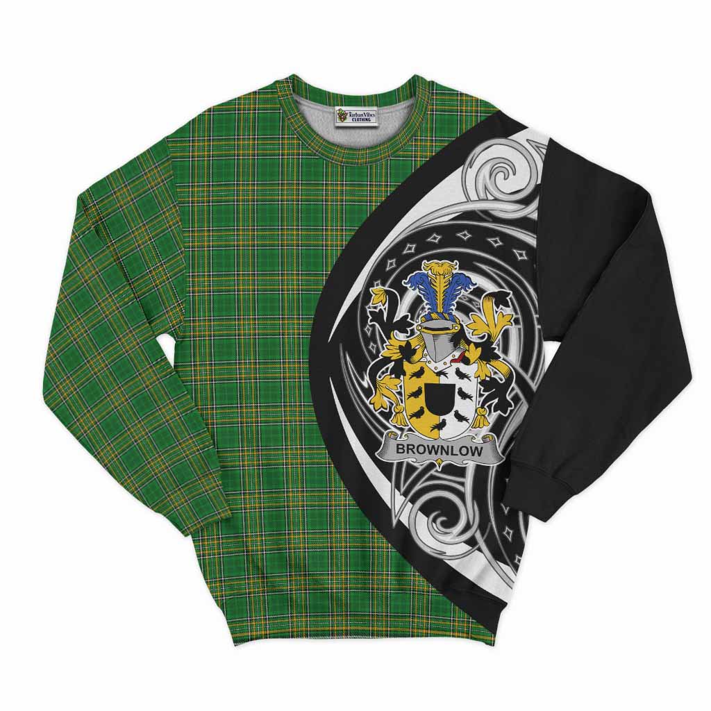 Brownlow Irish Clan Sweatshirt Celtic Circle Style Unisex - Tartan Vibes Clothing