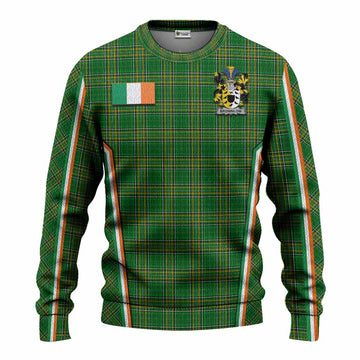 Brownlow Irish Clan Coat of Arm Tartan Knitted Sweater Flag Style