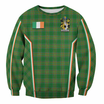 Brownlow Irish Clan Coat of Arm Tartan Sweatshirt Flag Style