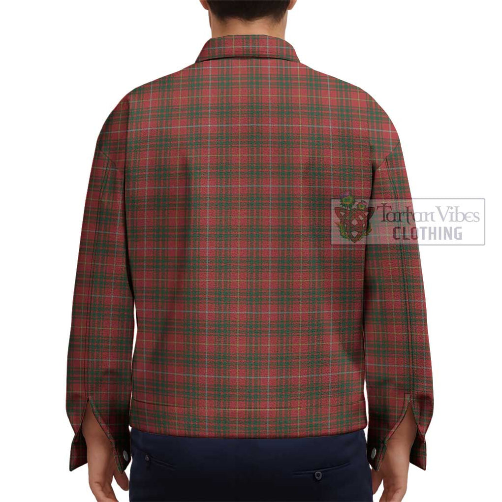 Bruce Tartan Unisex Lapel Cotton Jacket - Tartan Vibes Clothing