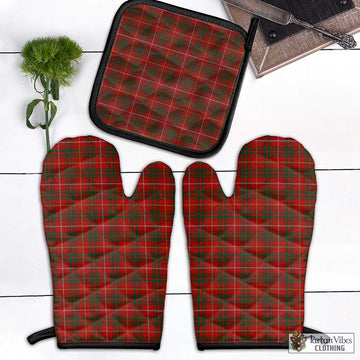 Bruce Tartan Combo Oven Mitt & Pot-Holder Combo 1 Oven Mitt & 1 Pot-Holder Black - Tartan Vibes Clothing