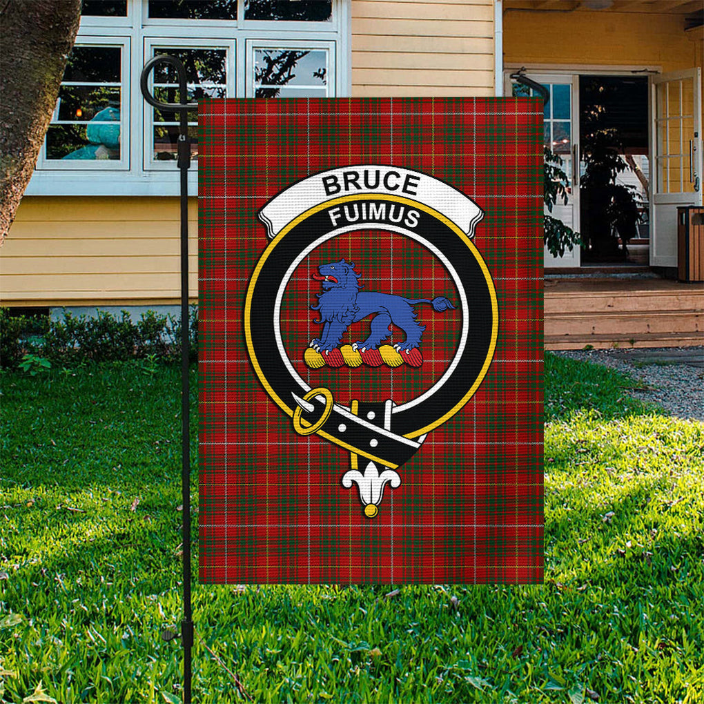 Bruce Tartan Flag with Family Crest - Tartan Vibes Clothing