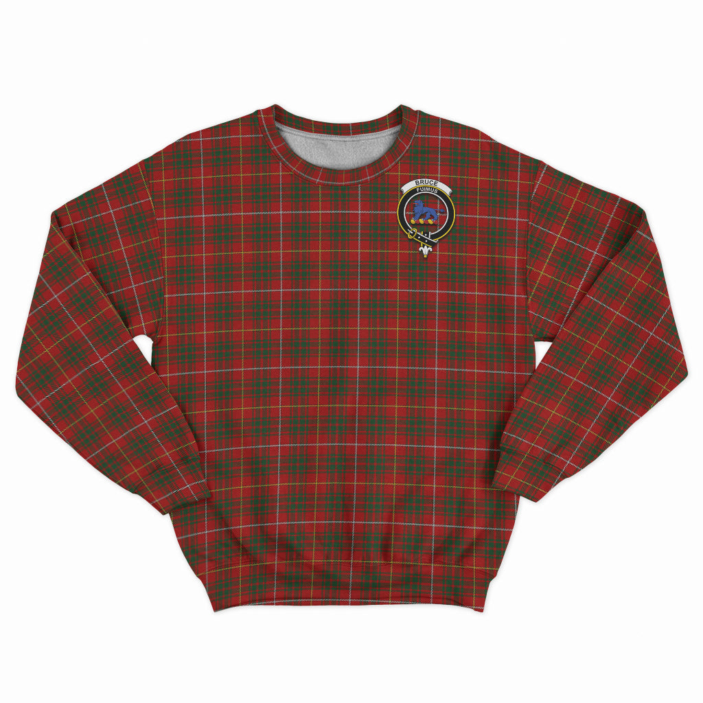 Bruce Tartan Sweatshirt with Family Crest - Tartan Vibes Clothing
