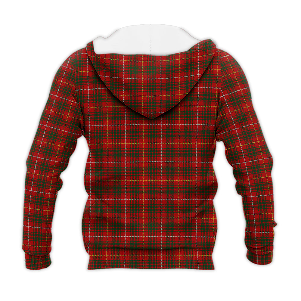 Bruce Tartan Knitted Hoodie - Tartanvibesclothing