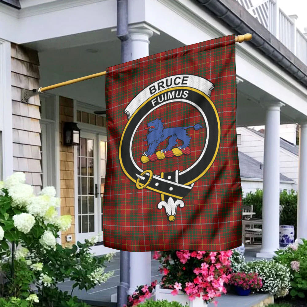 Bruce Tartan Flag with Family Crest - Tartan Vibes Clothing