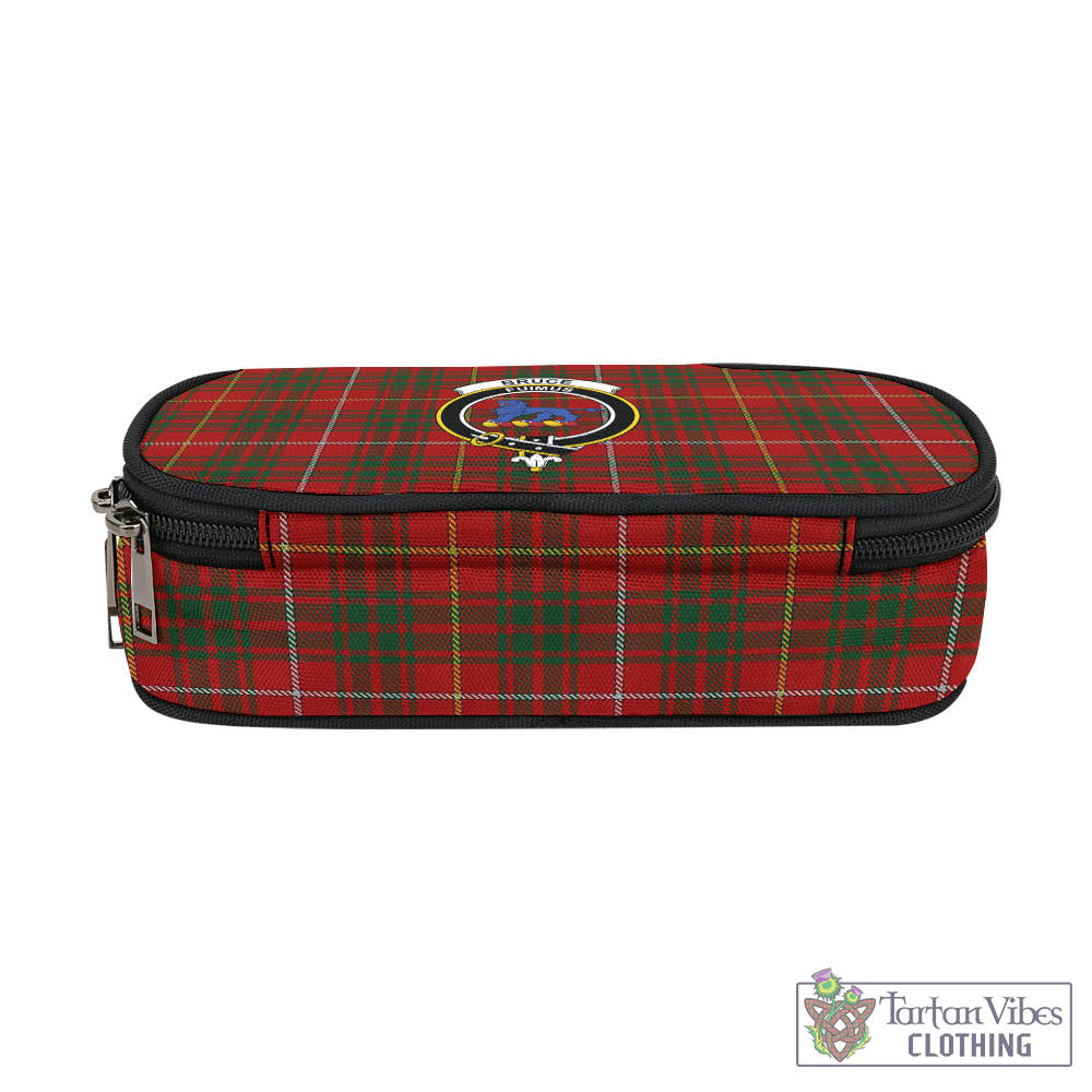 Tartan Vibes Clothing Bruce Tartan Pen and Pencil Case with Family Crest
