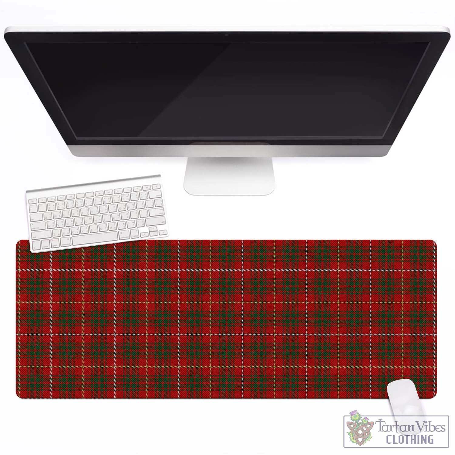 Tartan Vibes Clothing Bruce Tartan Mouse Pad