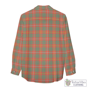 Bruce Ancient Tartan Womens Casual Shirt with Family Crest