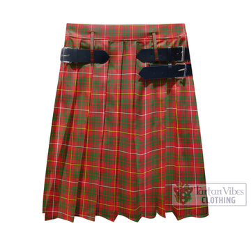 Bruce County Canada Tartan Men's Pleated Skirt - Fashion Casual Retro Scottish Kilt Style