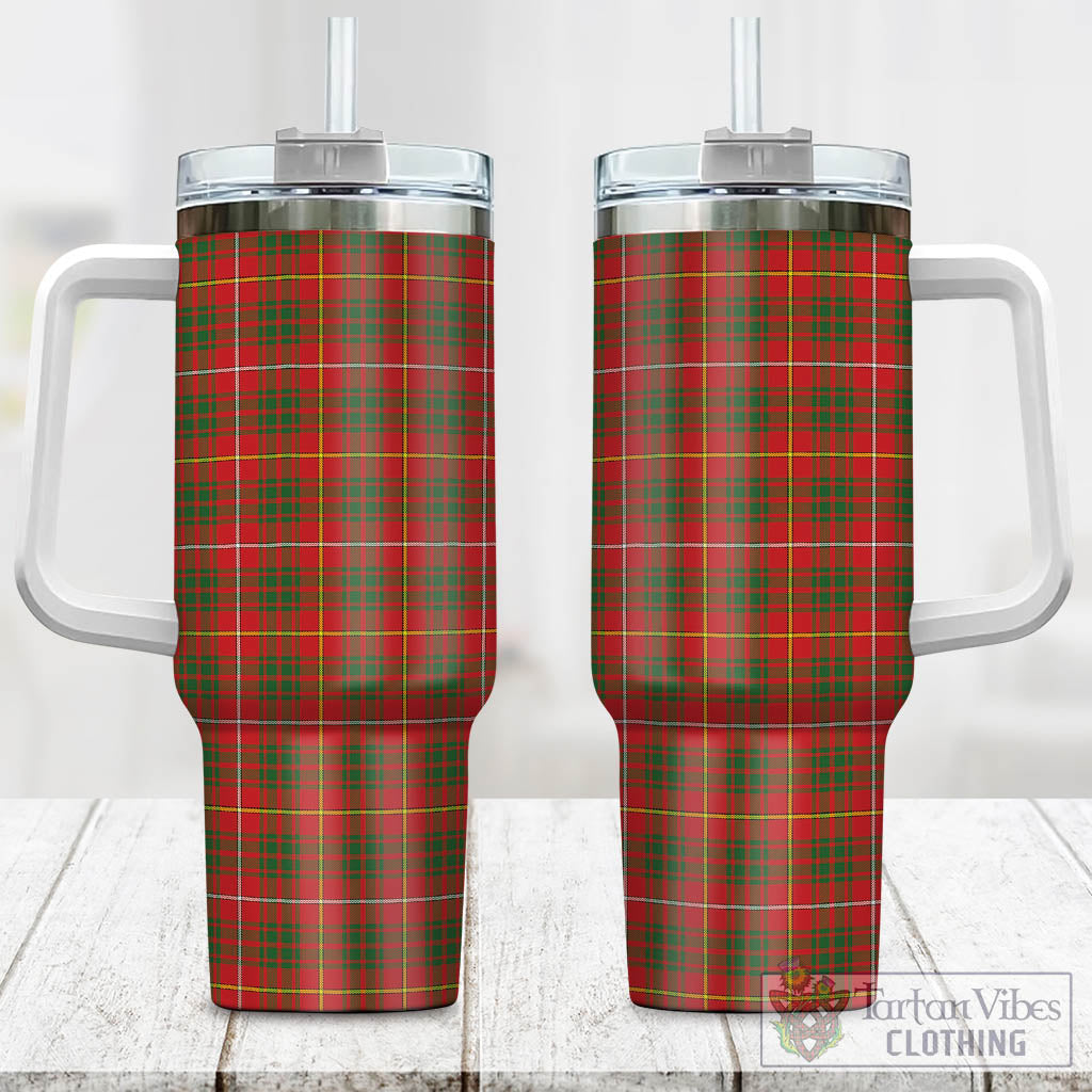 Tartan Vibes Clothing Bruce County Canada Tartan Tumbler with Handle