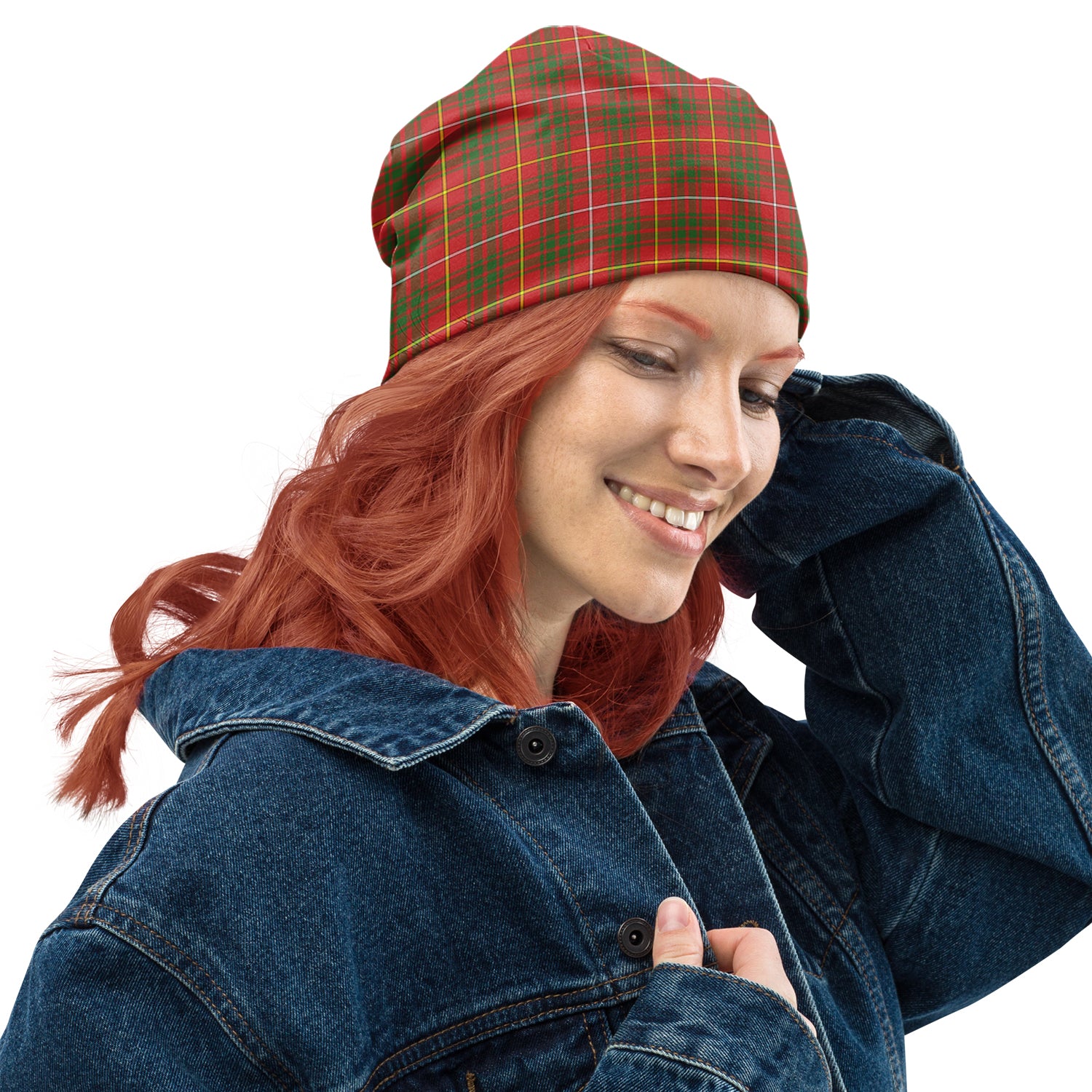 Bruce County Canada Tartan Beanies Hat One Size 22 inches 15.5 inches - Tartanvibesclothing