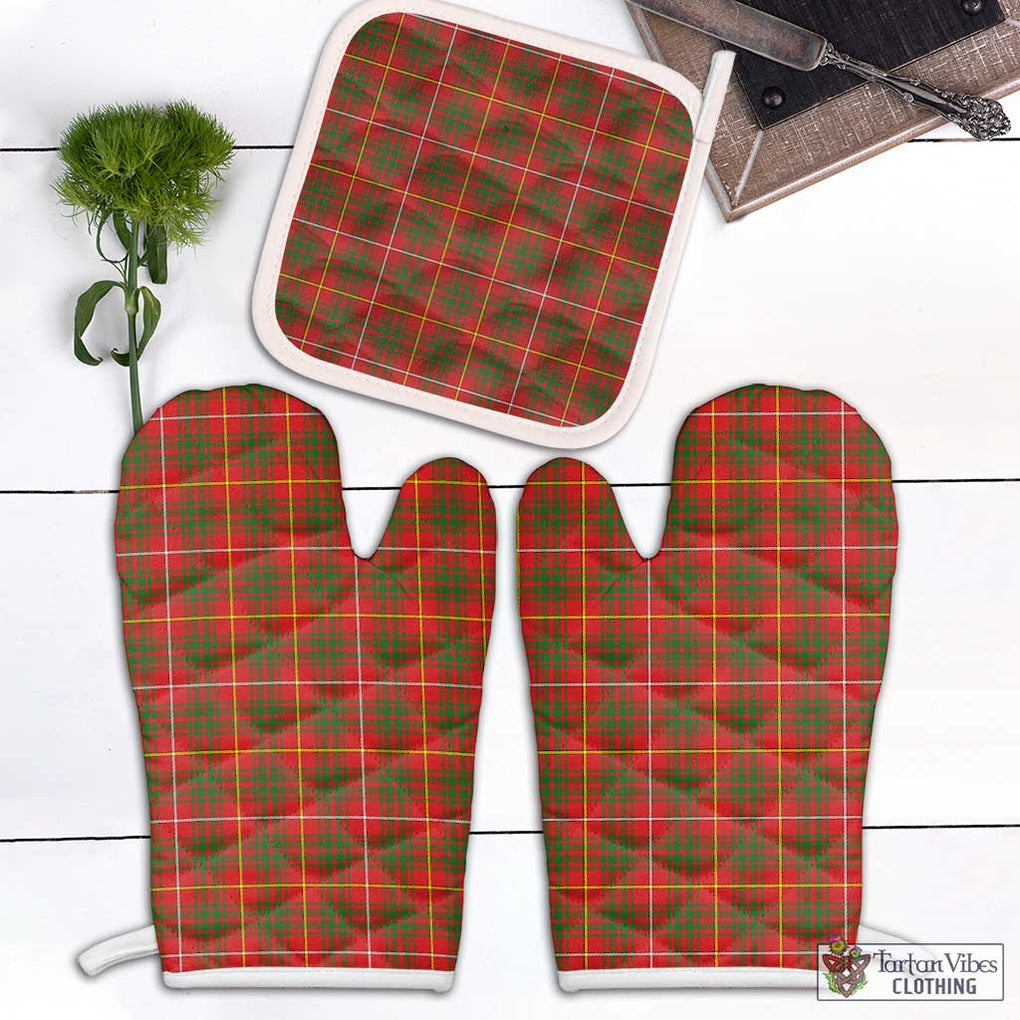 Bruce County Canada Tartan Combo Oven Mitt & Pot-Holder Combo 1 Oven Mitt & 1 Pot-Holder White - Tartan Vibes Clothing