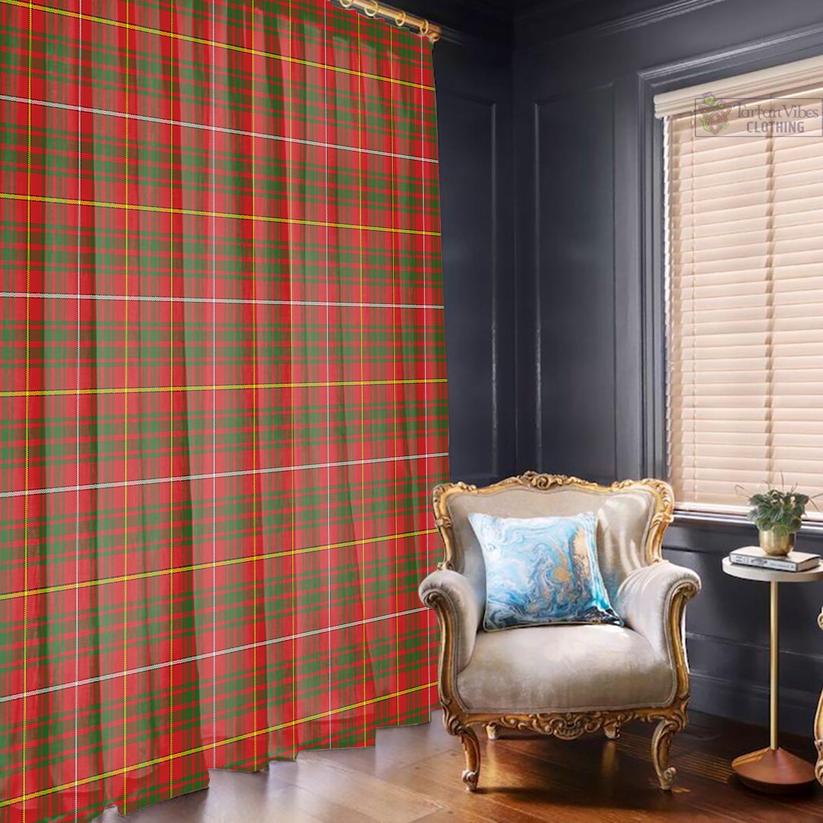 Bruce County Canada Tartan Window Curtain