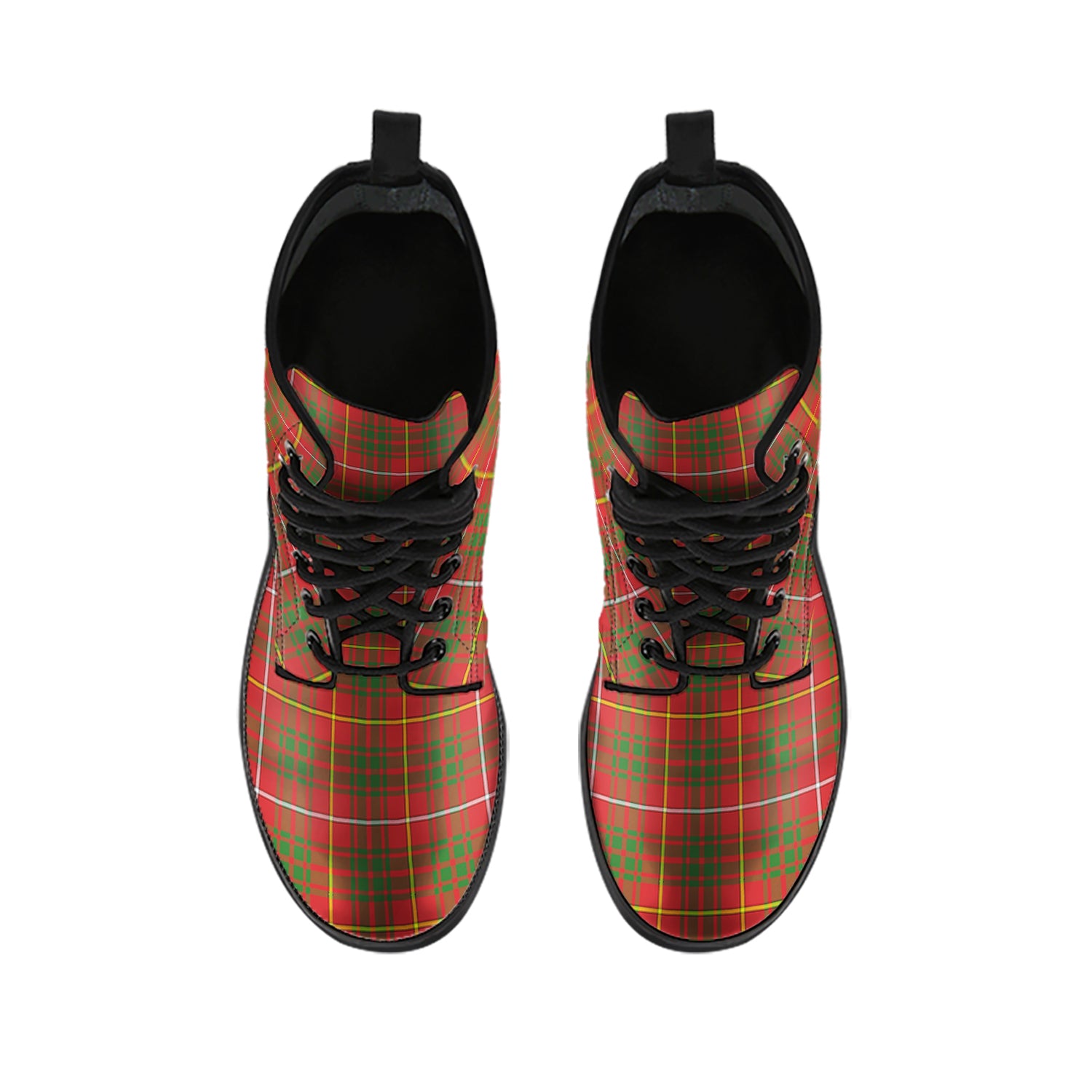 Bruce County Canada Tartan Leather Boots - Tartanvibesclothing