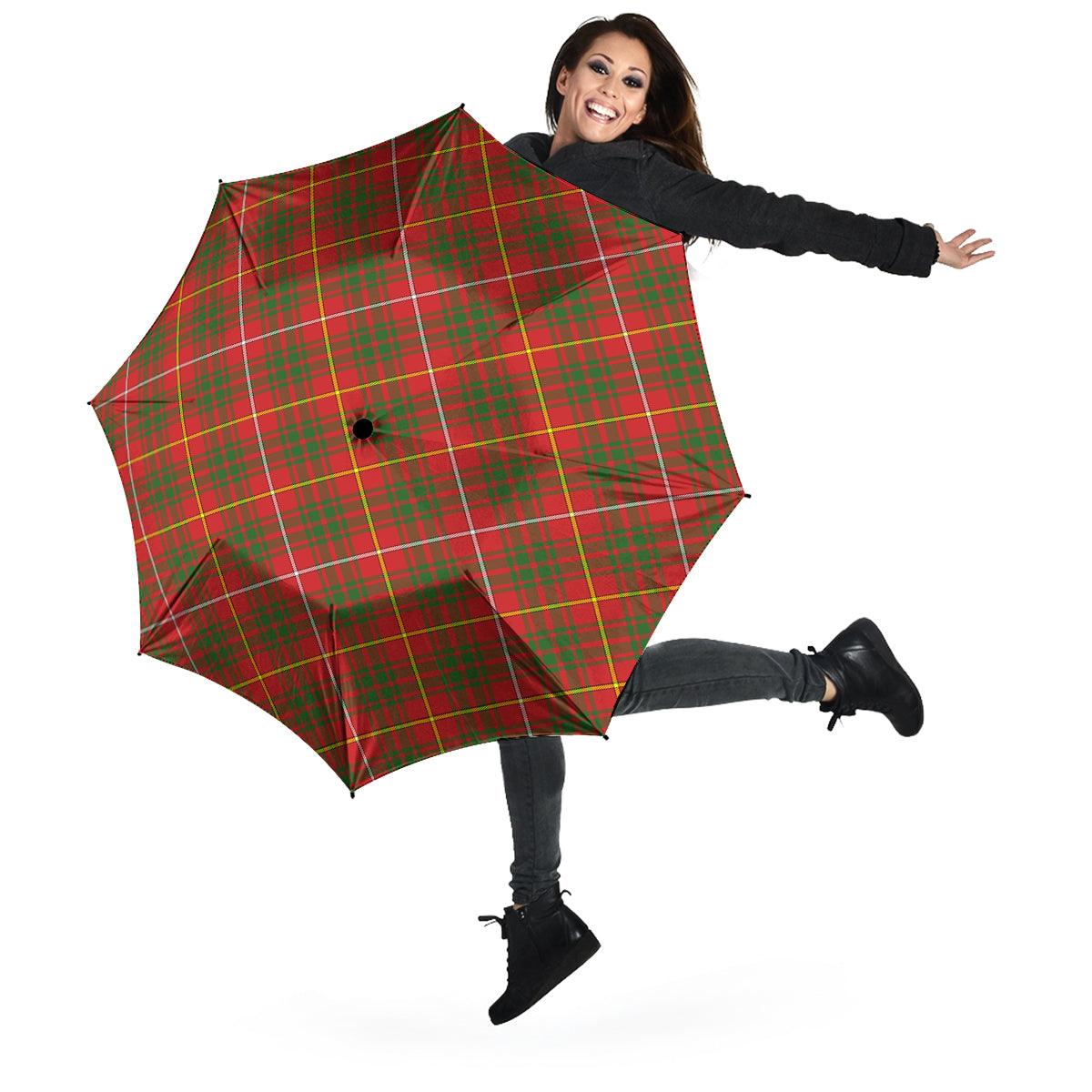 Bruce County Canada Tartan Umbrella - Tartanvibesclothing