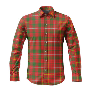 Bruce County Canada Tartan Long Sleeve Button Up Shirt - Tartanvibesclothing