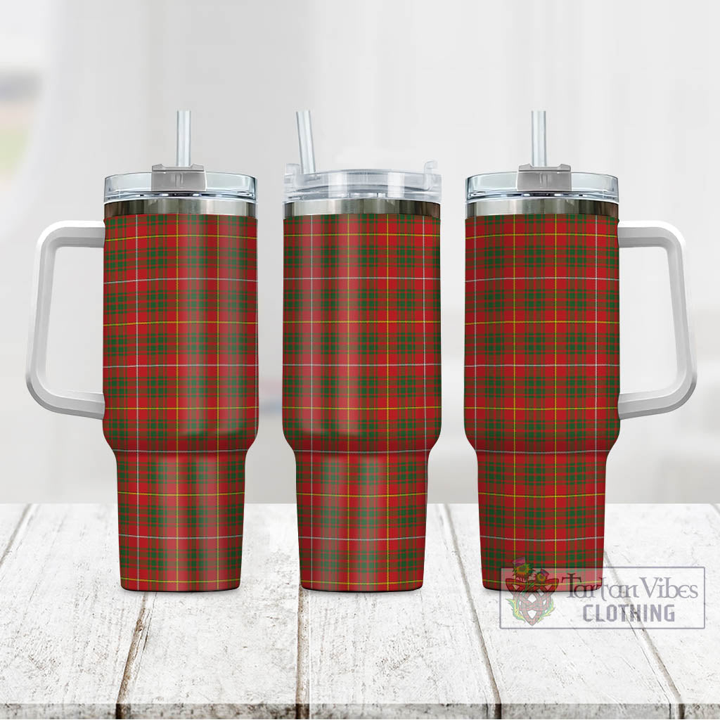 Tartan Vibes Clothing Bruce County Canada Tartan Tumbler with Handle