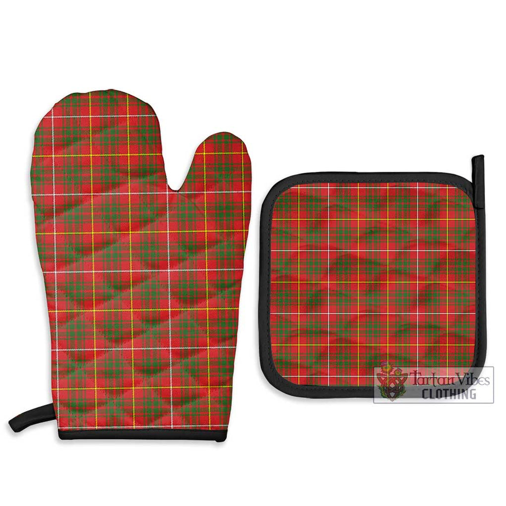 Bruce County Canada Tartan Combo Oven Mitt & Pot-Holder Combo 1 Oven Mitt & 2 Pot-Holder Black - Tartan Vibes Clothing
